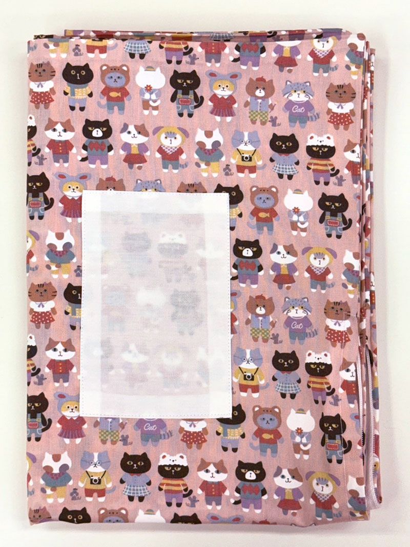 【敷き布団+カバー+バッグ】お昼寝布団 ねこ